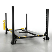 4-Post Automotive Deluxe Extended Storage Car Lift 8,000 Lb. Capacity Heavy Duty — Studio Shot